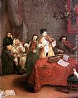 Pietro Longhi Famous Paintings - The Concert